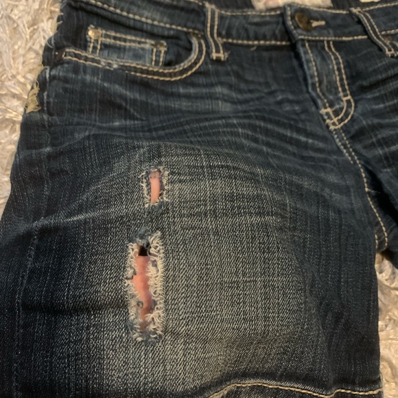 BKE Sabrina Women’s Size 29 Denim Jean Shorts Blue Wash - Picture 8 of 8